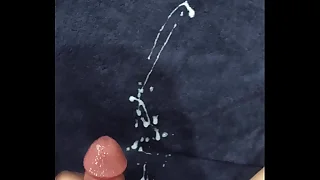 sperm out of reach of a blue towel