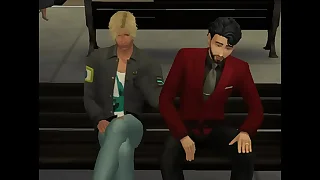 Horny twink fogey married defy roughly public park