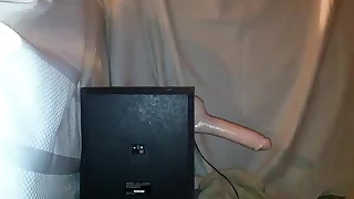 Big bi man dildoing in a beeline wife is at unsparing