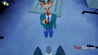Beastars Furry Yaoi - Louis x Legosi jerk off and suck YIFF Legosi cums in his indiscretion - Yaoi Hentai 3D