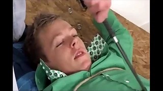 Twink Slaveboy rake over the coals