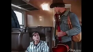 Daniel Valent wraps his lips relative to Leo Husek's uncut cock.